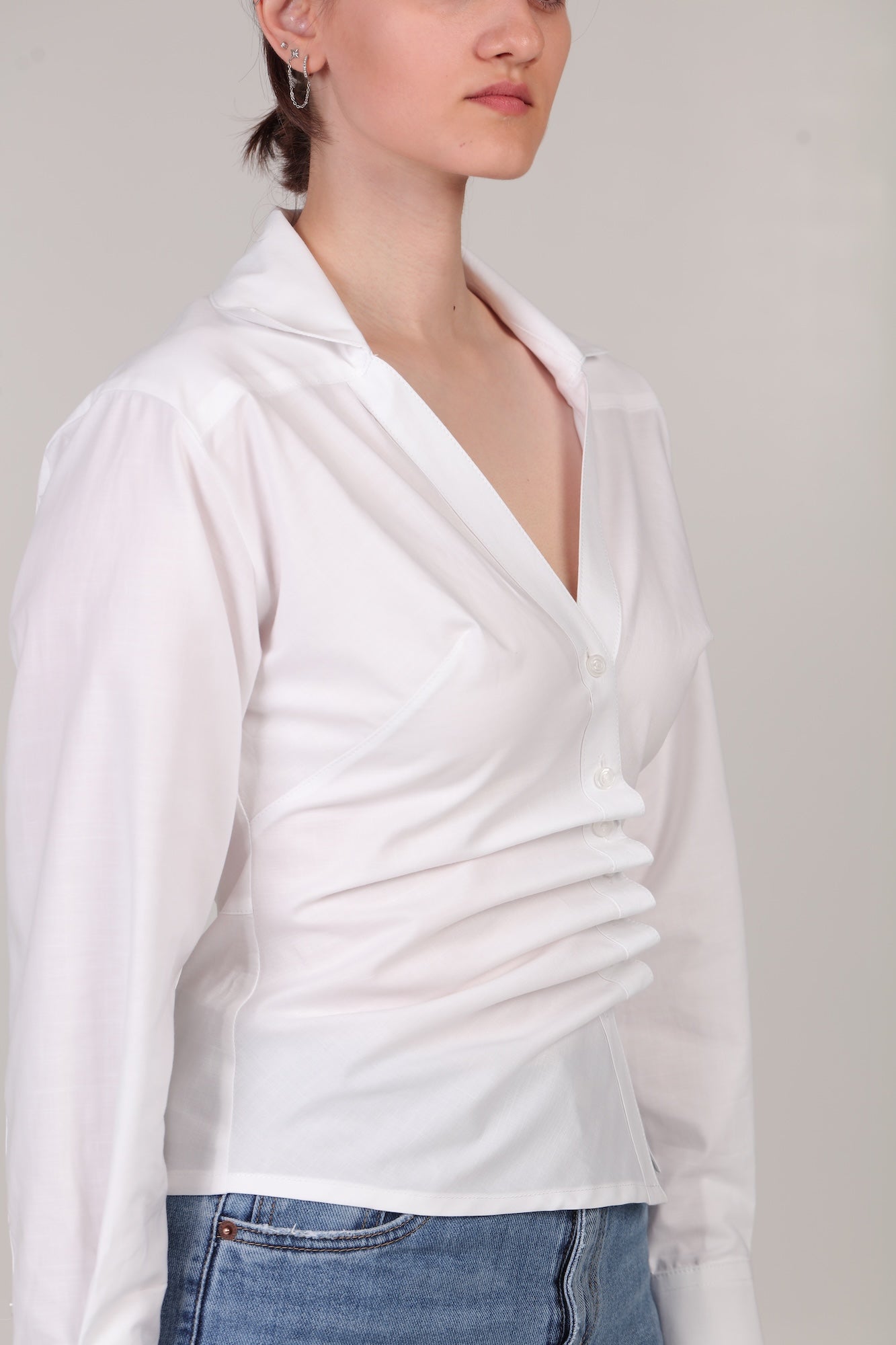 Asymmetric Fold Shirt