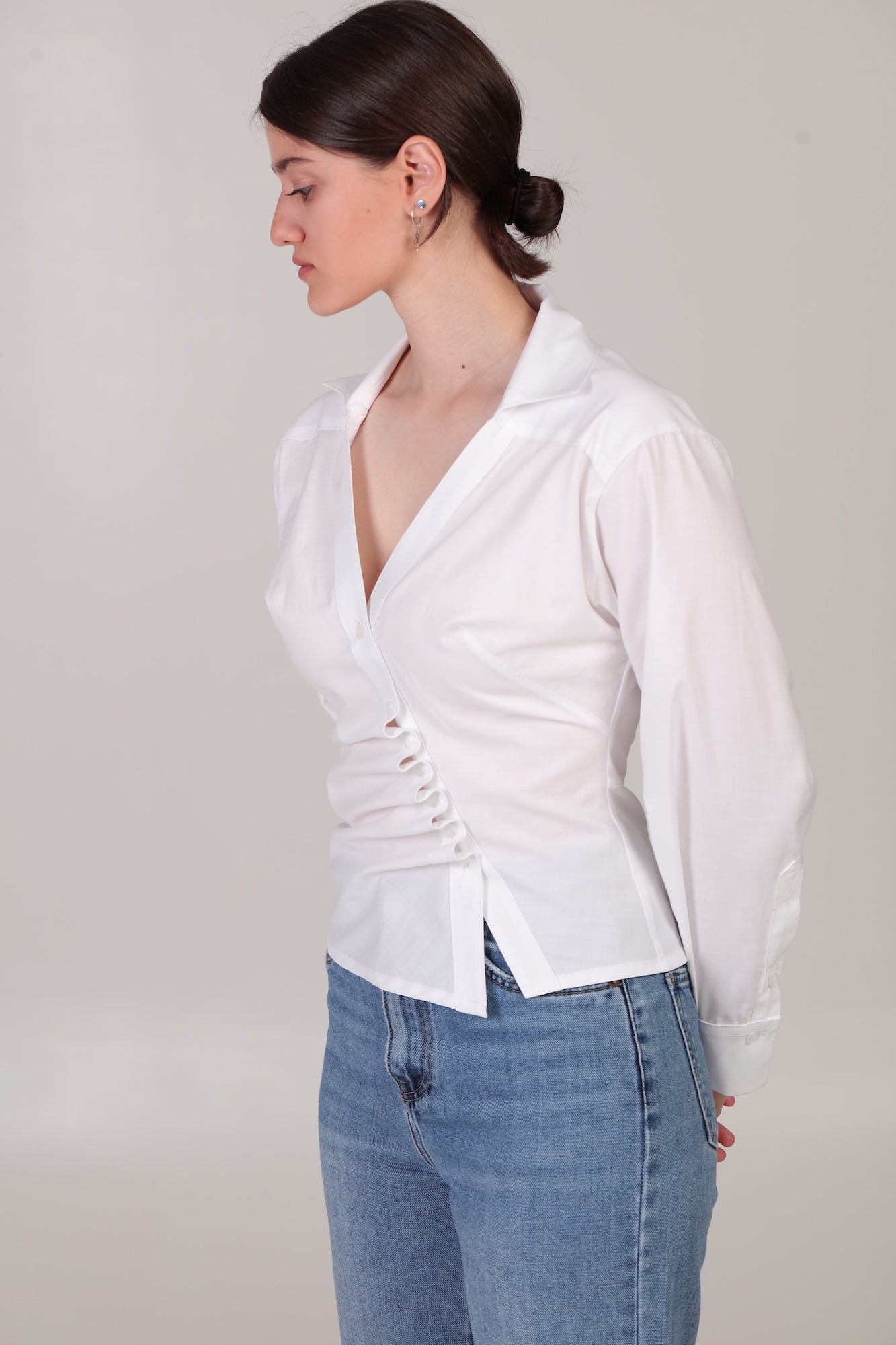 Asymmetric Fold Shirt