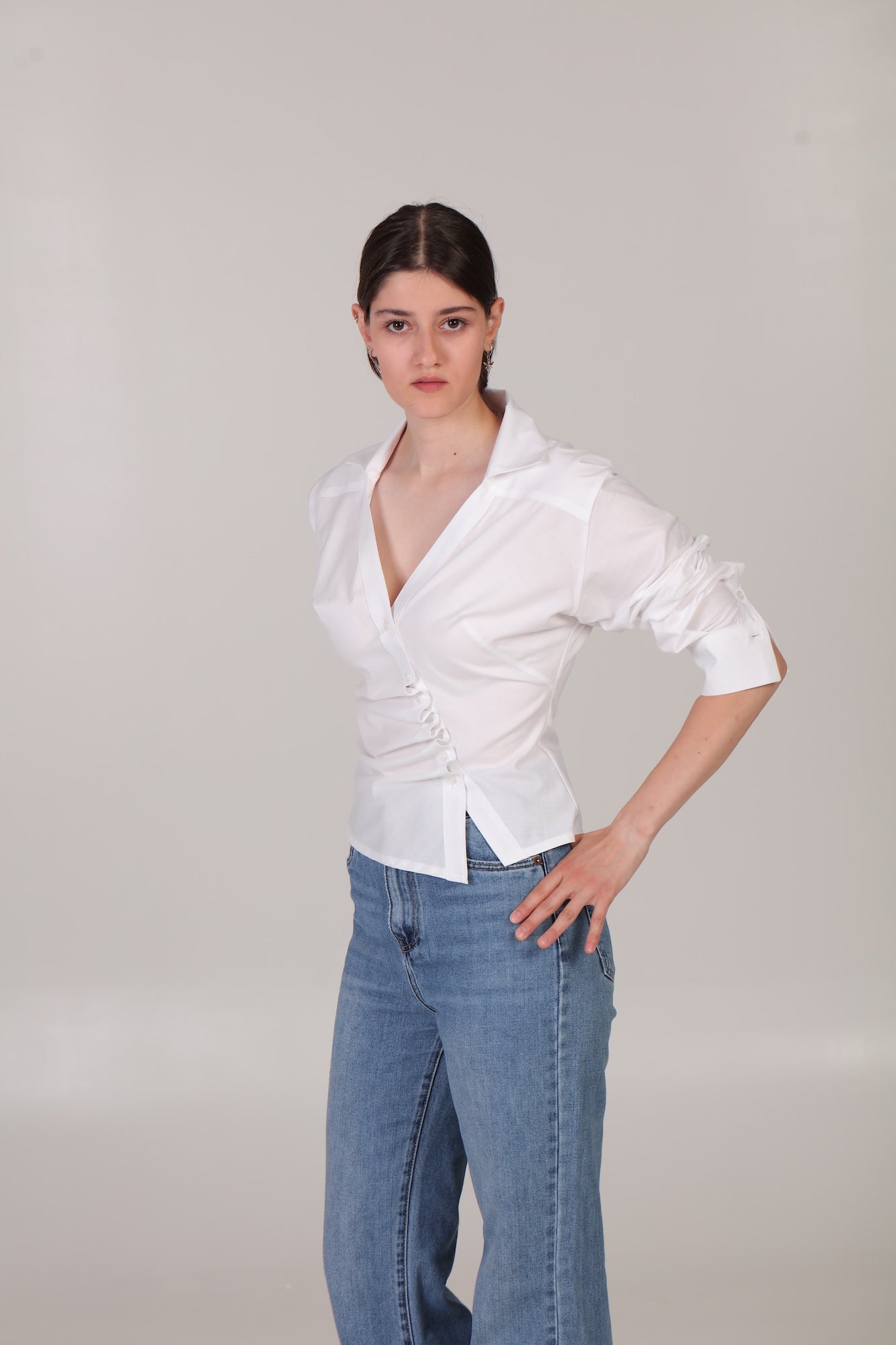 Asymmetric Fold Shirt