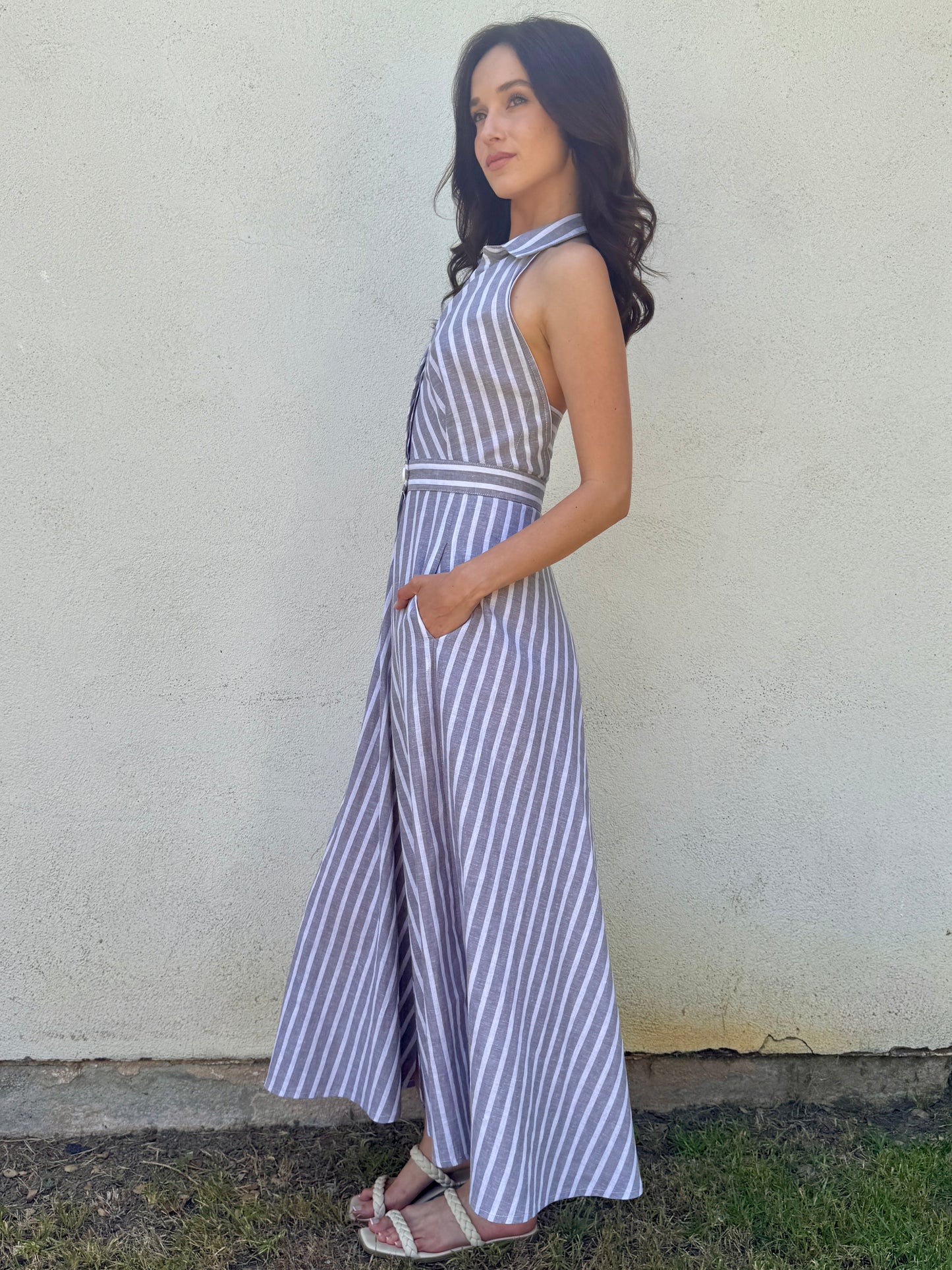 The Riviera Stripe Dress
